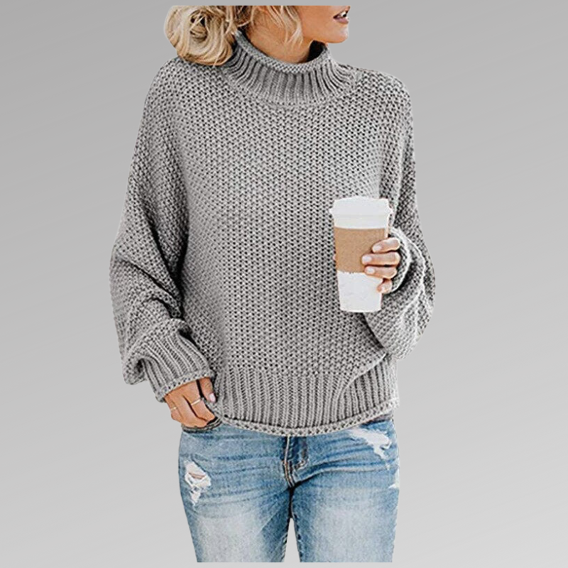 Maglione Elegante con Collo Alto - Comfort e Stile per Ogni Occasione!