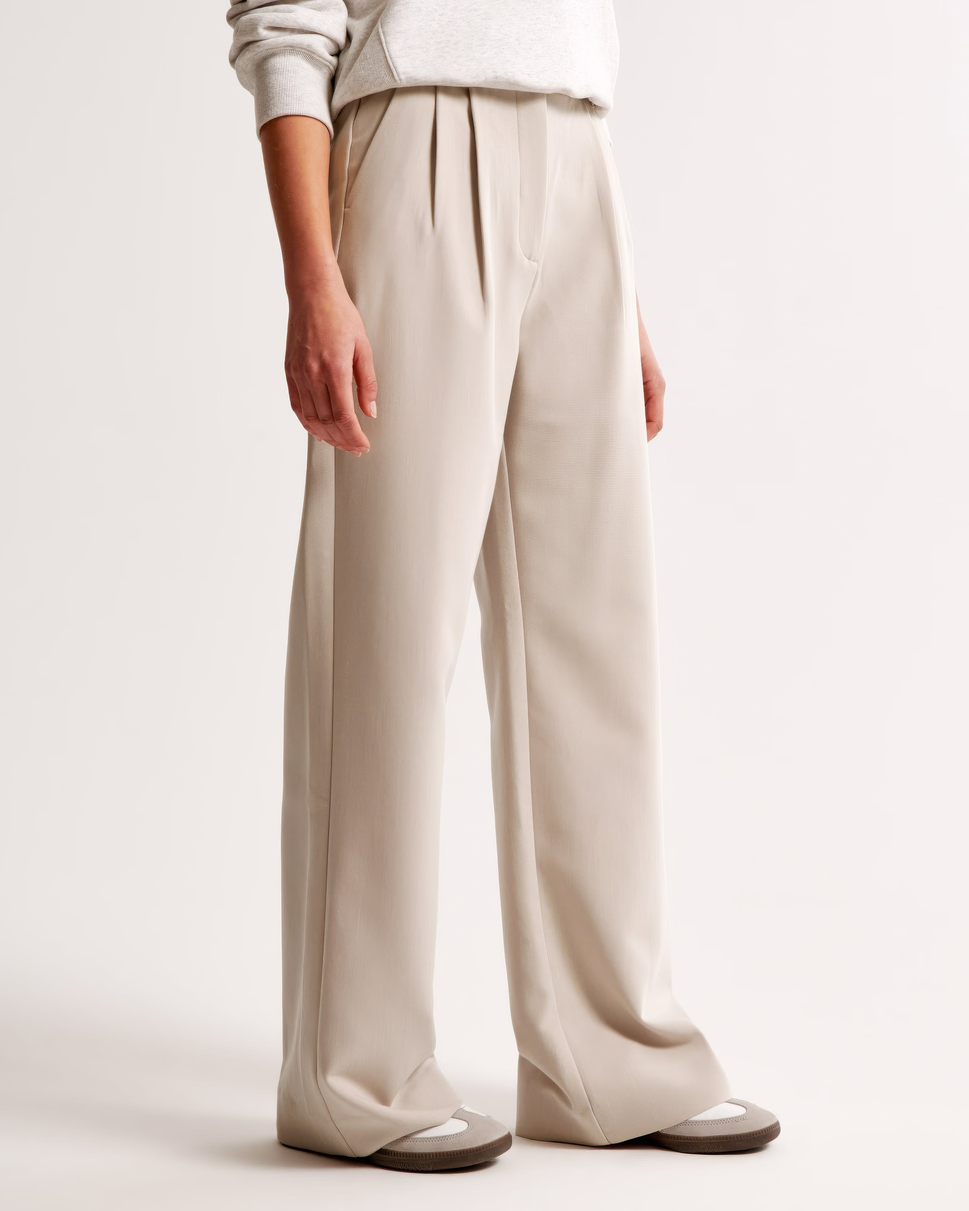 MILENA™ | Eleganti pantaloni a pieghe con gamba larga – Comfort e classe in un unico capo