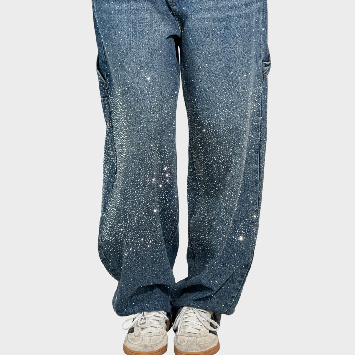 Valéria - Pantaloni Denim Oversize: Stile e Comfort in Ogni Occasione!