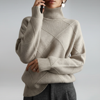 Pullover Morbido con Collo Alto - Comfort e Stile per Ogni Occasione!