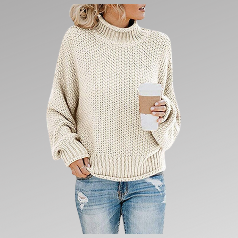 Maglione Elegante con Collo Alto - Comfort e Stile per Ogni Occasione!