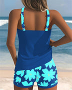Mariana - Tankini Senza Maniche con Scollatura a U: Comfort e Stile per l'Estate!