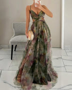 Giselle | Maxi-Abito Floreale Incantevole per un Look da Sogno
