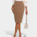 Elegante Gonna Midi a Vita Alta - Stile e Comfort per Ogni Occasione!