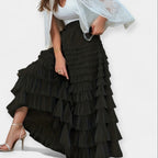 Elegante Gonna con Dettagli in Tulle: Stile e Raffinatezza per Ogni Occasione