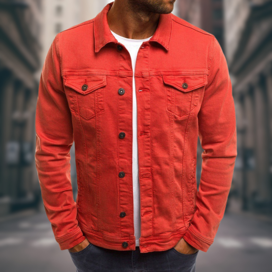 Artur - Giacca Slim Fit in Denim: Stile e Comfort per Ogni Occasione!