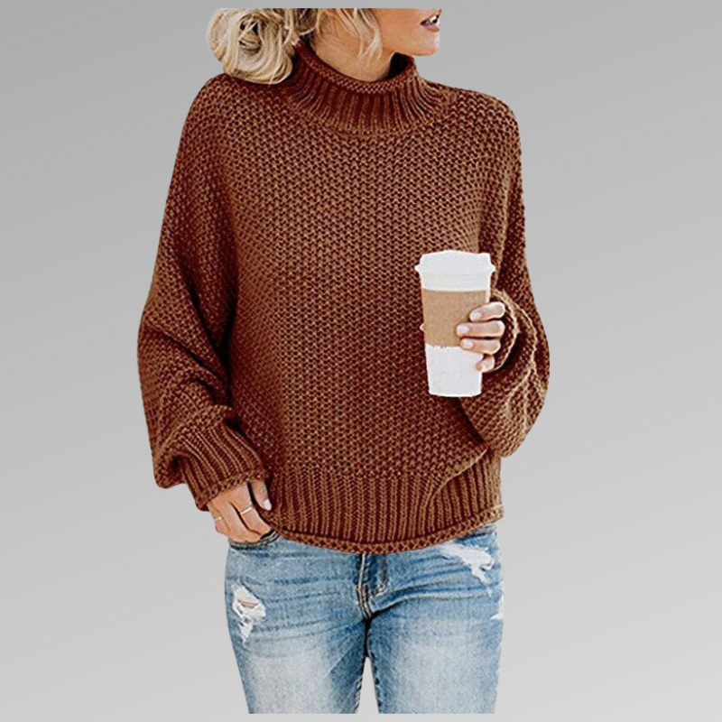 Maglione Elegante con Collo Alto - Comfort e Stile per Ogni Occasione!
