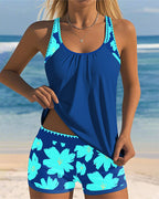 Mariana - Tankini Senza Maniche con Scollatura a U: Comfort e Stile per l'Estate!