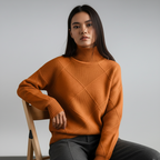 Pullover Morbido con Collo Alto - Comfort e Stile per Ogni Occasione!