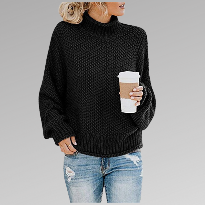 Maglione Elegante con Collo Alto - Comfort e Stile per Ogni Occasione!