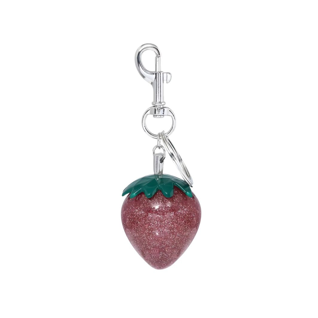 Charm in Argento a Forma di Fragola - Un Tocco di Stile Fresco e Fruttato!
