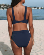 Graça - Bikini Classico a Vita Alta: Eleganza e Comfort per l'Estate!