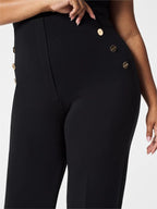 ELIZA™ | Eleganti pantaloni a gamba larga con bottoni dorati