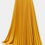Elegante Gonna Lunga Plissettata in Satin: Stile e Comfort per Ogni Occasione!