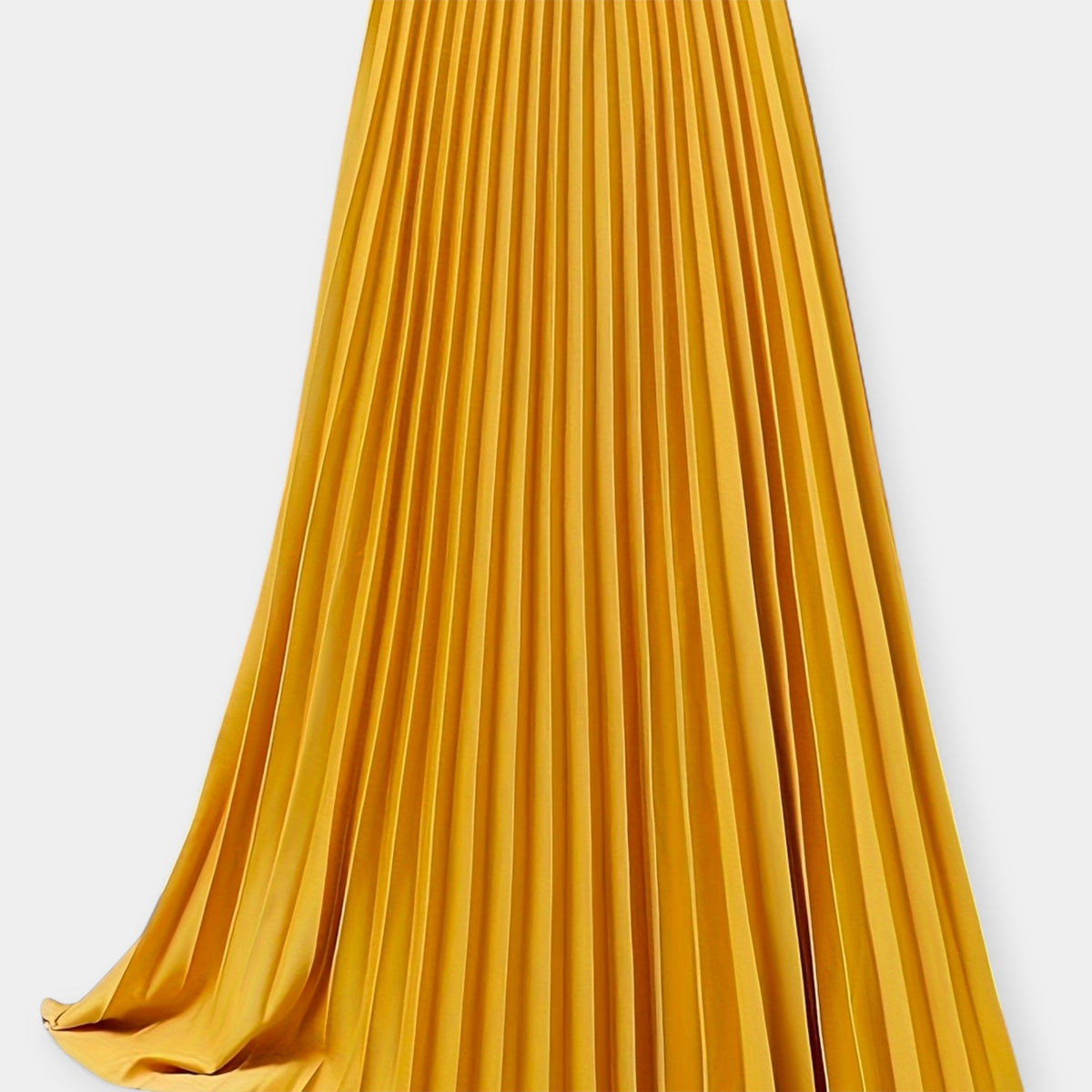Elegante Gonna Lunga Plissettata in Satin: Stile e Comfort per Ogni Occasione!