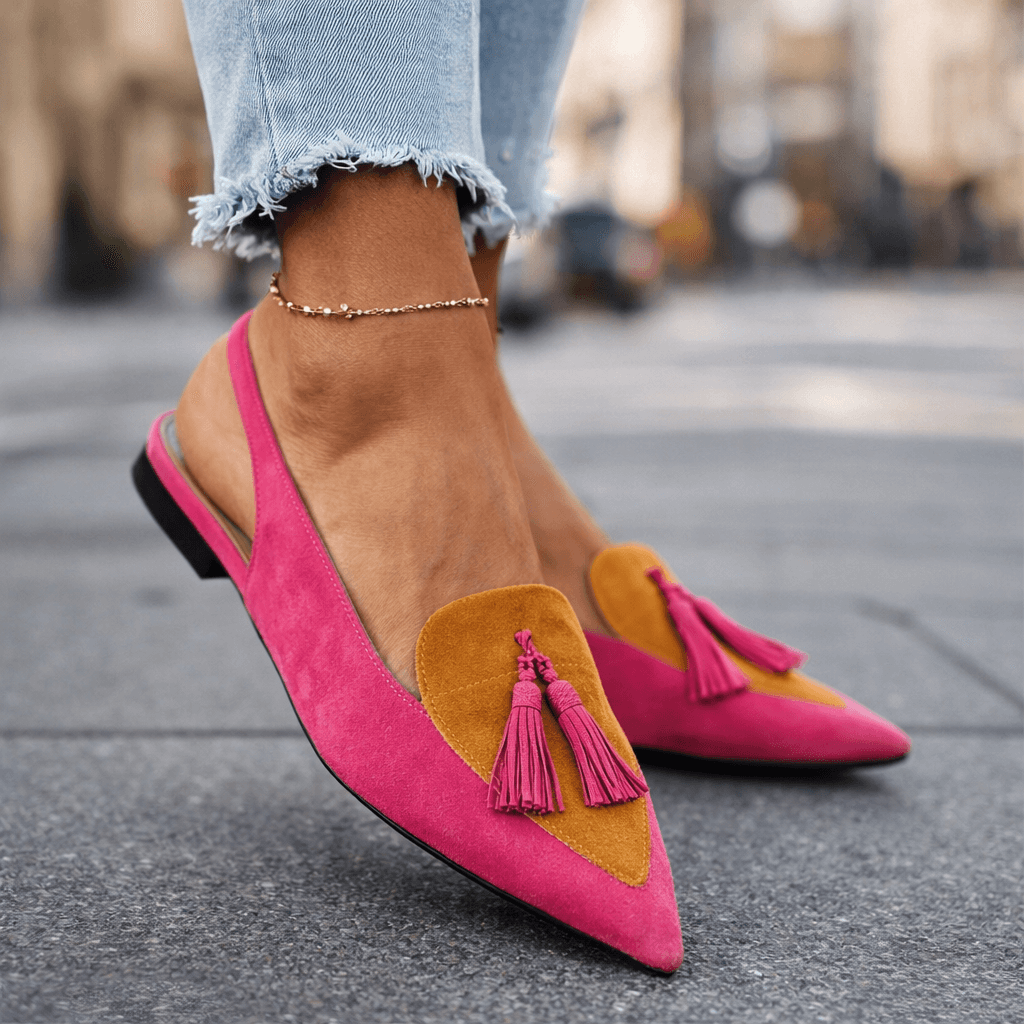 Eliza | Sandali Chic con Cinturini e Nappine - Stile e Comfort per Ogni Occasione!