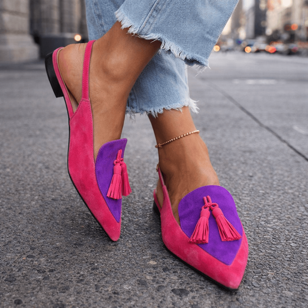 Eliza | Sandali Chic con Cinturini e Nappine - Stile e Comfort per Ogni Occasione!