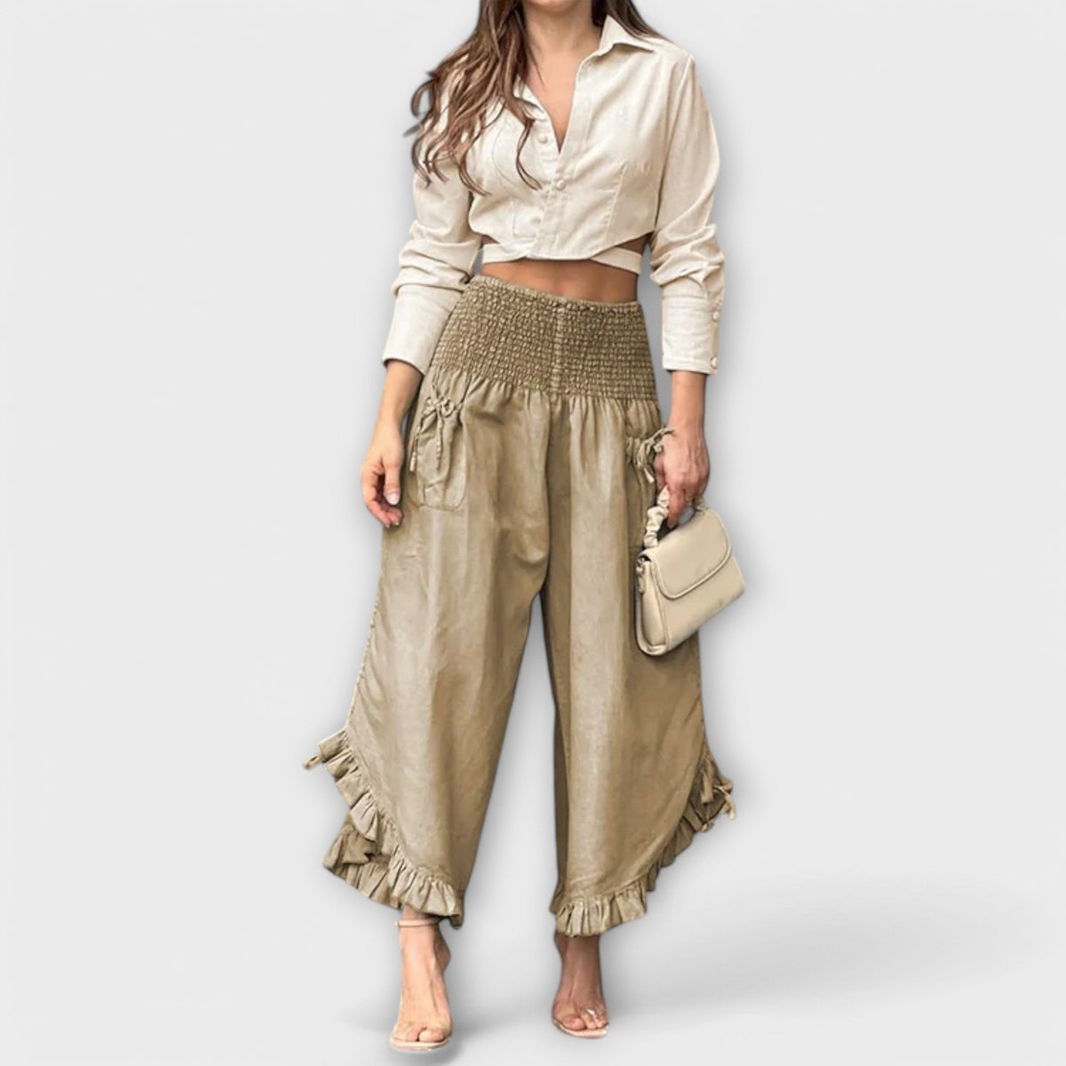 Jaya - Pantaloni Casual in Lino Eleganti e Confortevoli