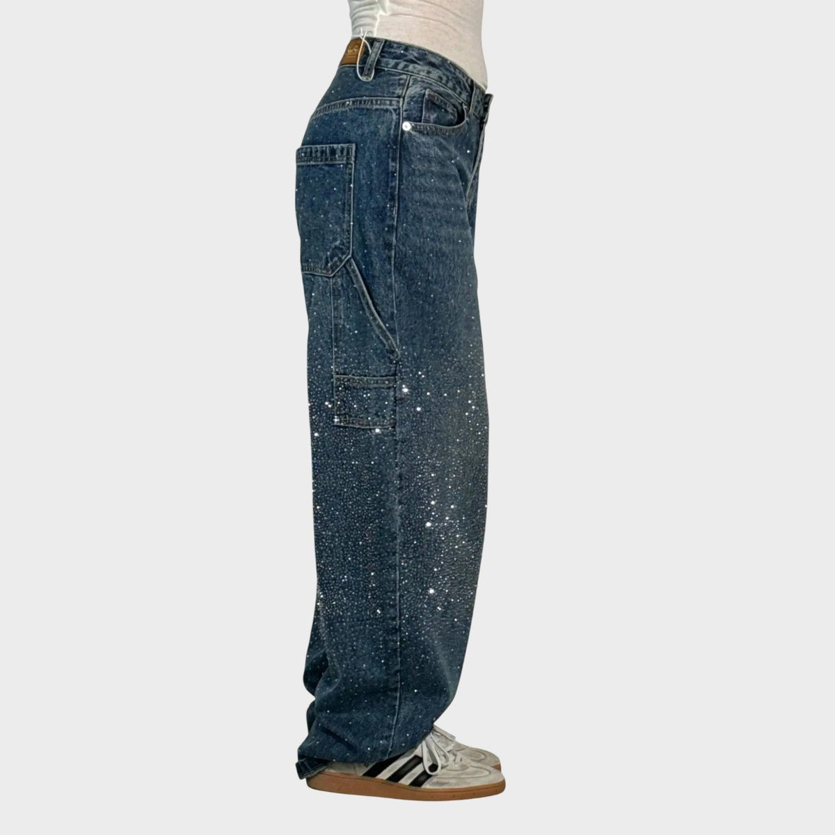 Valéria - Pantaloni Denim Oversize: Stile e Comfort in Ogni Occasione!