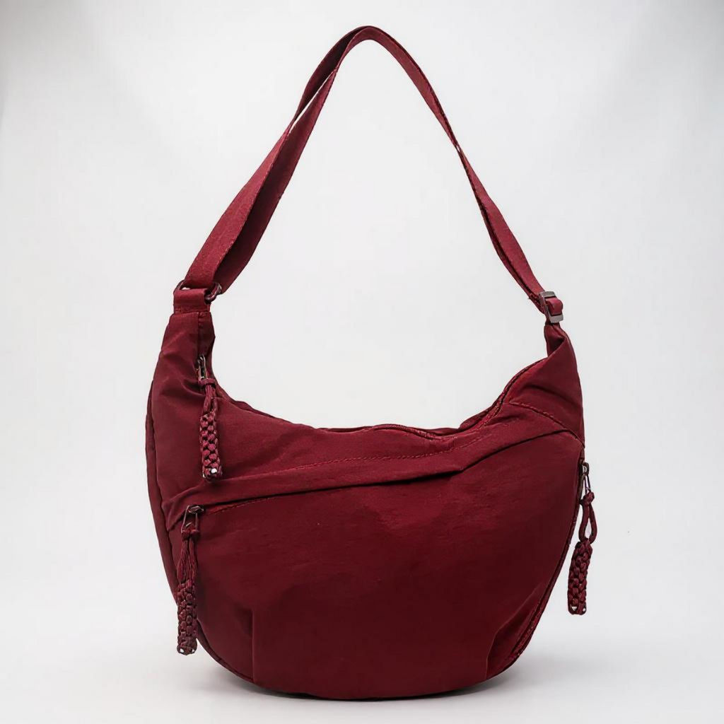 SERAFINA™ | Elegante Borsa a Spalla Bordeaux