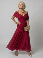 Calen | Vestito Midi Spalle Scoperte - Eleganza e Stile