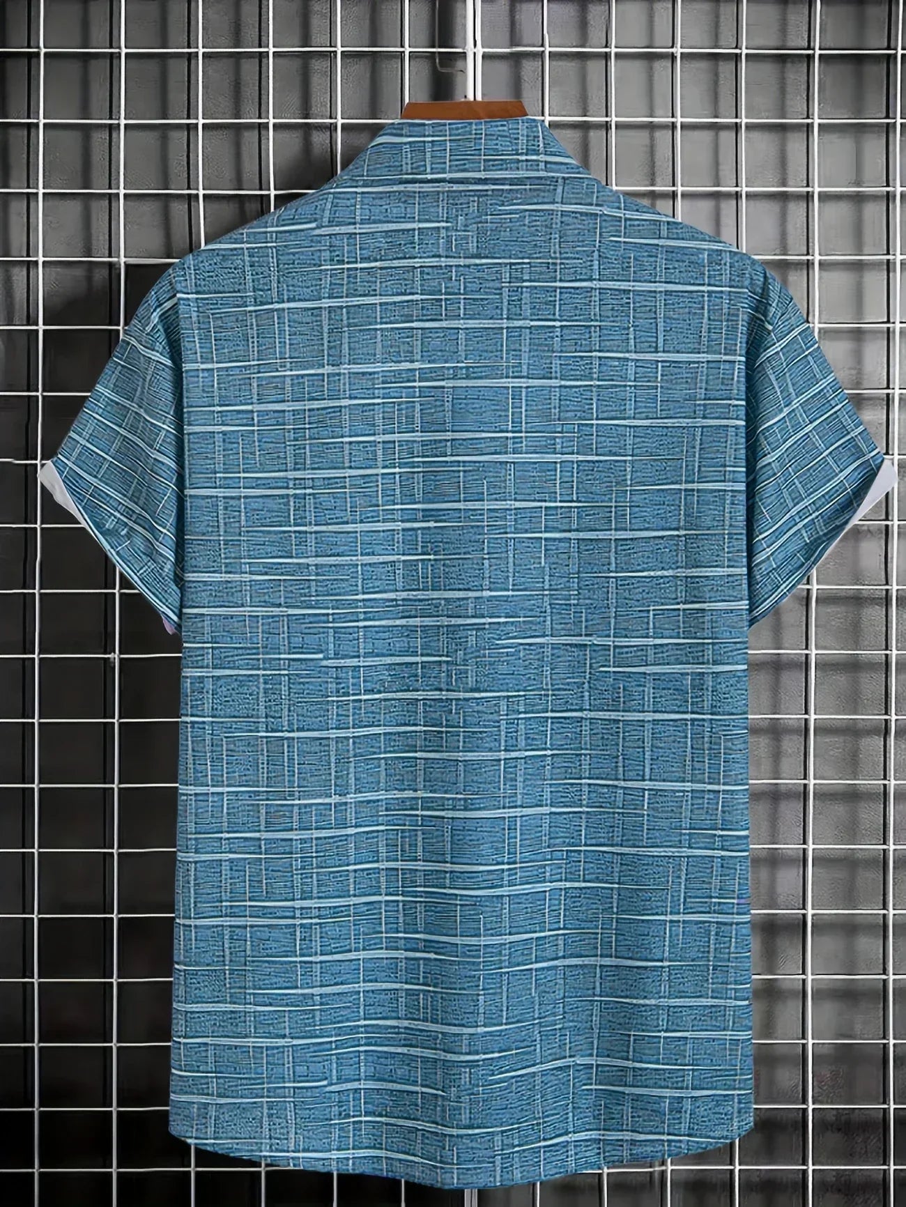 Camicia Haroyan Trendy con Motivo a Righe e Quadri - Stile Unico per Ogni Occasione!
