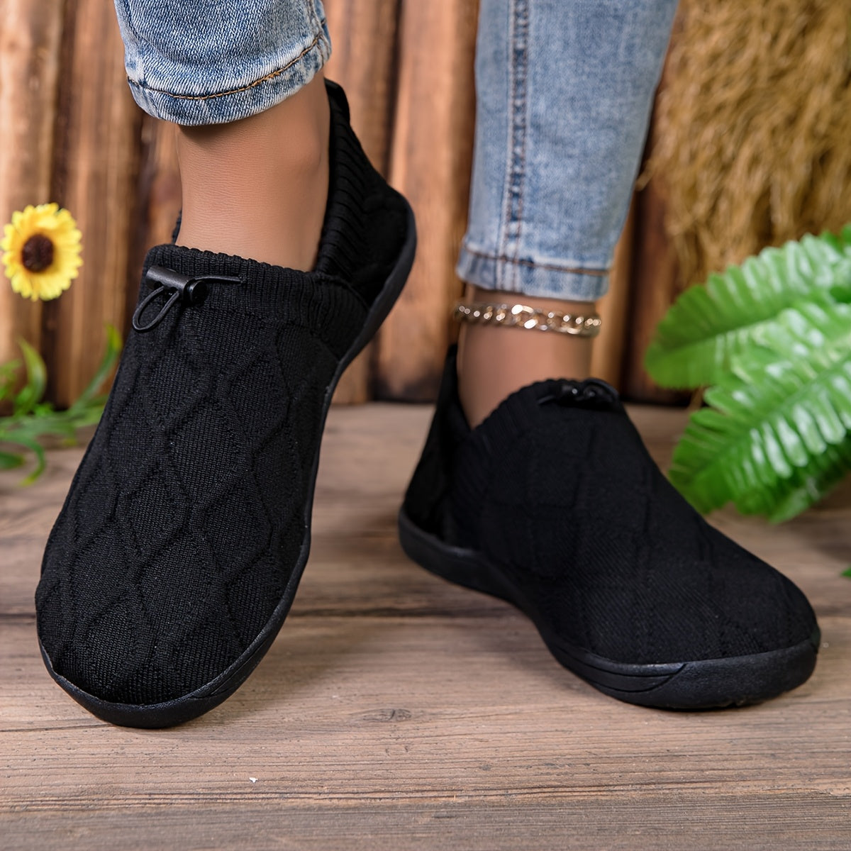 Fleur – Sneakers Barefoot con Punta Extra Larga e Suola Flessibile per Comfort Totale