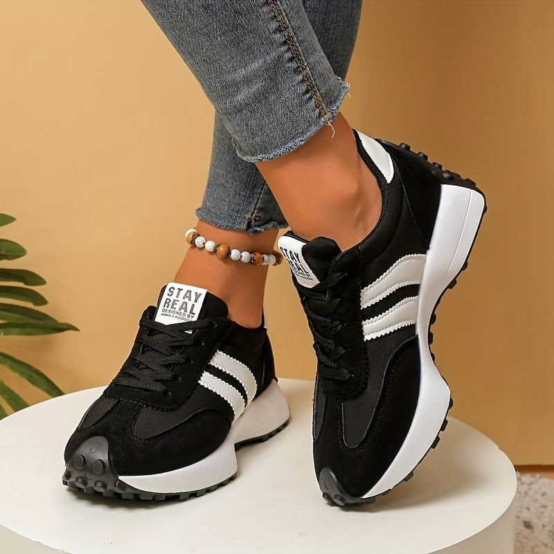 Nova – Sneakers Retro con Plateau e Suola Ammortizzata per il Massimo Comfort
