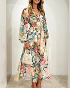 Celine | Abito Femminile Elegante con Fantasia Floreale - Stile Unico per Ogni Occasione