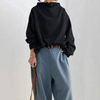 Jersey Susi™ Oversize Nero - Comfort e Stile per Ogni Occasione!
