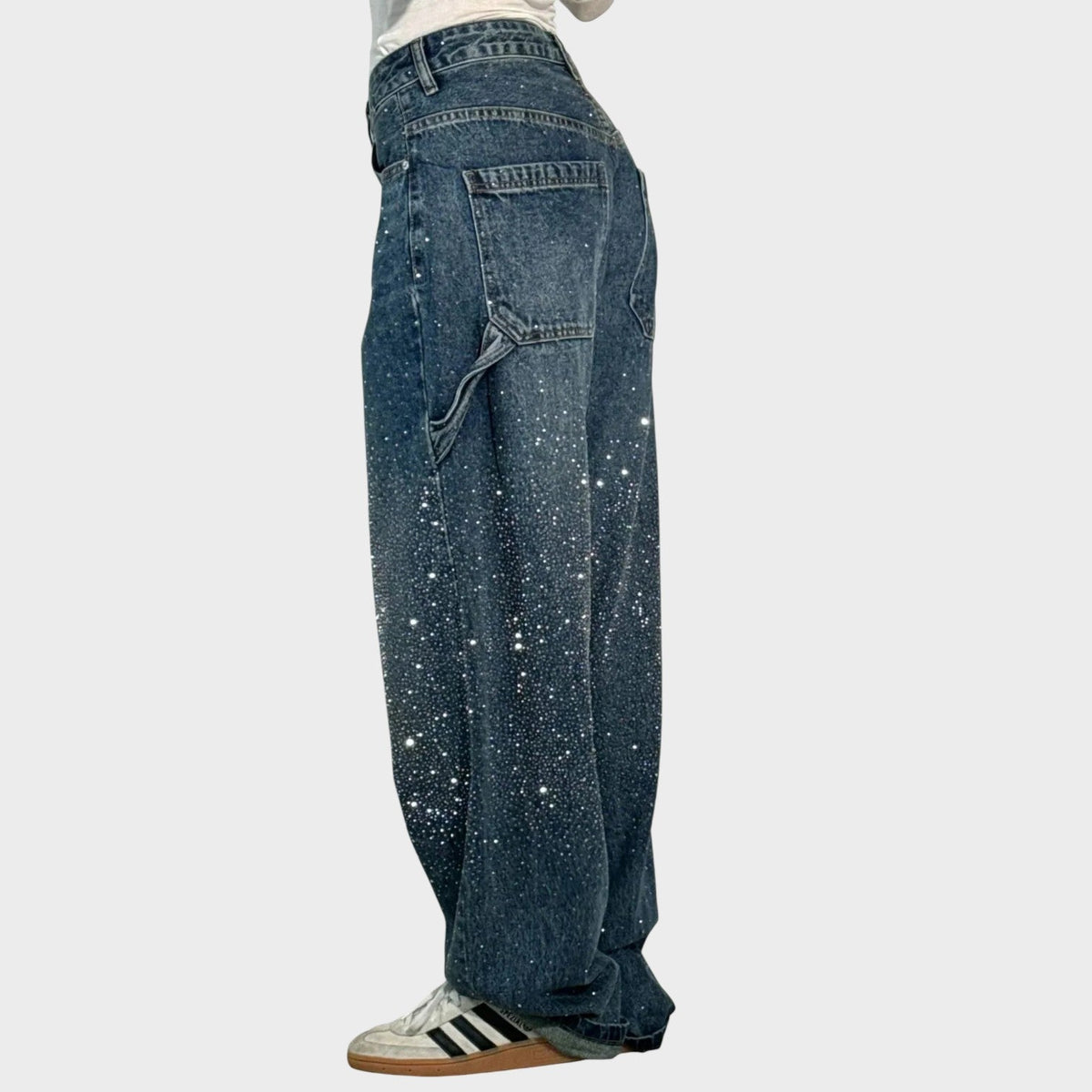 Valéria - Pantaloni Denim Oversize: Stile e Comfort in Ogni Occasione!