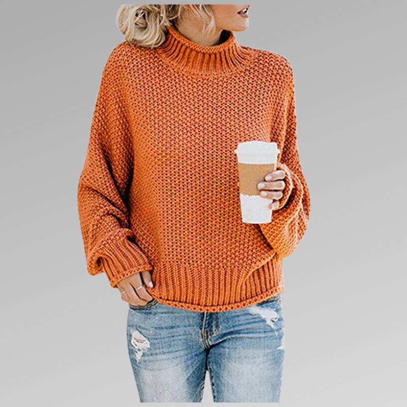Maglione Elegante con Collo Alto - Comfort e Stile per Ogni Occasione!