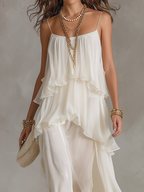 AURELIA | Abito Maxi in Chiffon Elegante