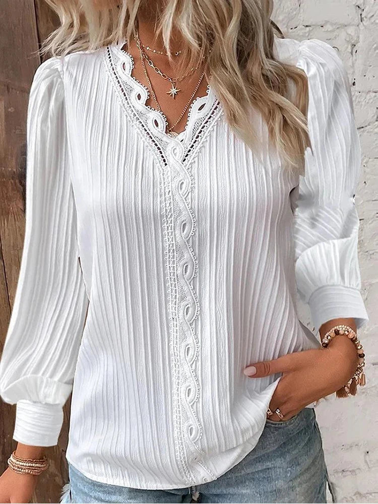 RENATA™ | Classico Top Plissettato Elegante