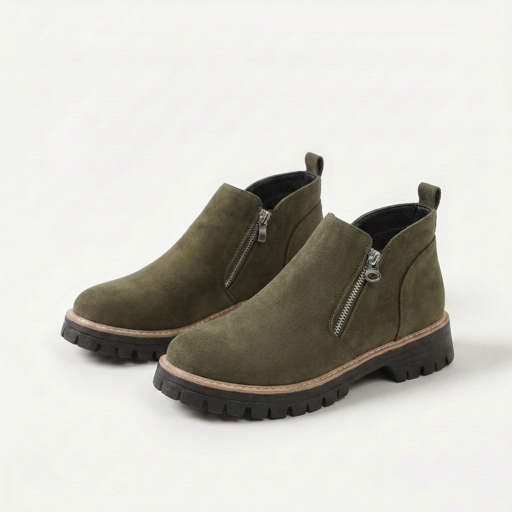 Frida – Stivaletti Trendy con Plateau e Suola Spessa per un Autunno e Inverno alla Moda