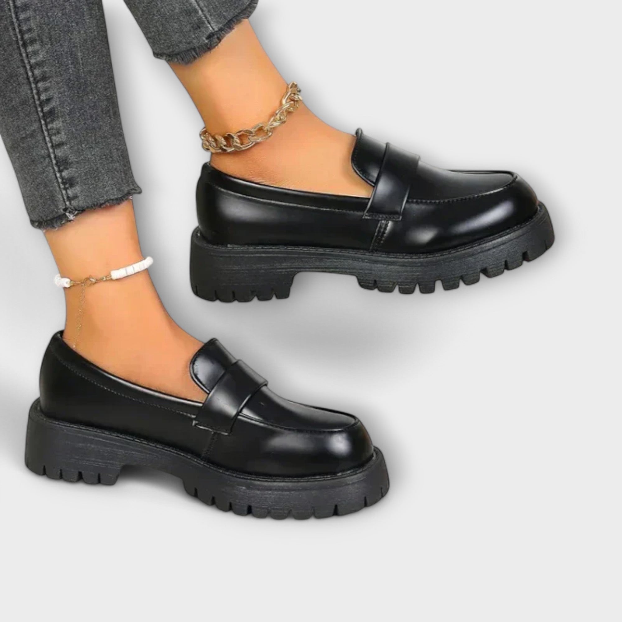 Eleganti Mocassini Femminili con Design Ortopedico e Tacco in Satin – Comfort e Stile per Ogni Occasione!