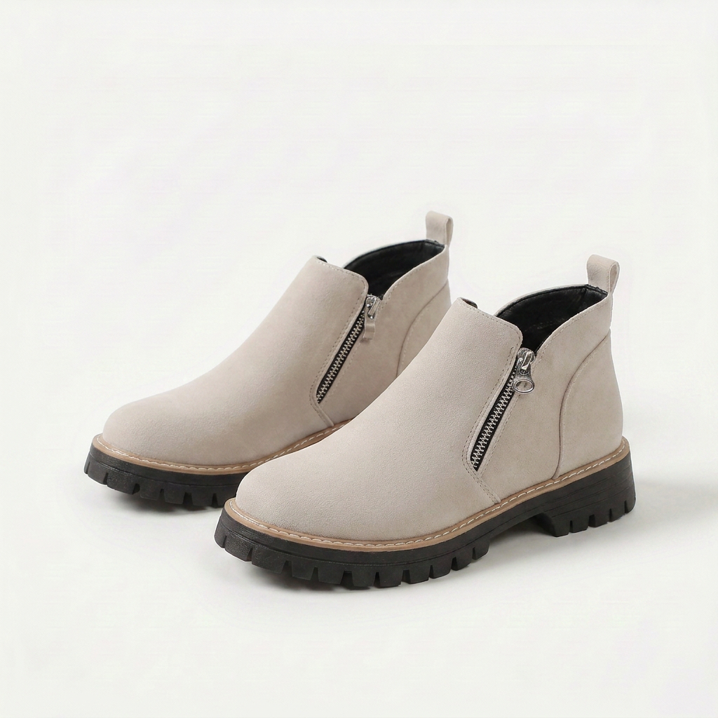 Frida – Stivaletti Trendy con Plateau e Suola Spessa per un Autunno e Inverno alla Moda
