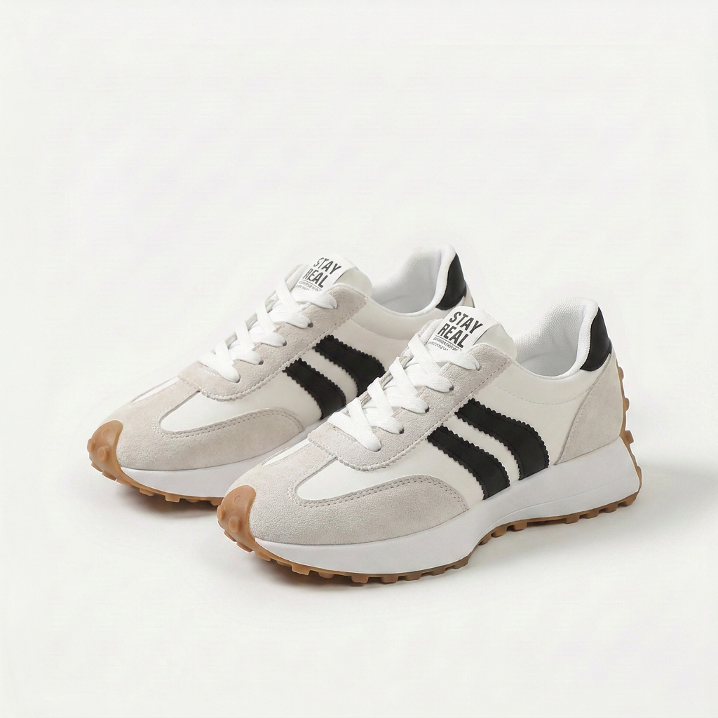 Nova – Sneakers Retro con Plateau e Suola Ammortizzata per il Massimo Comfort