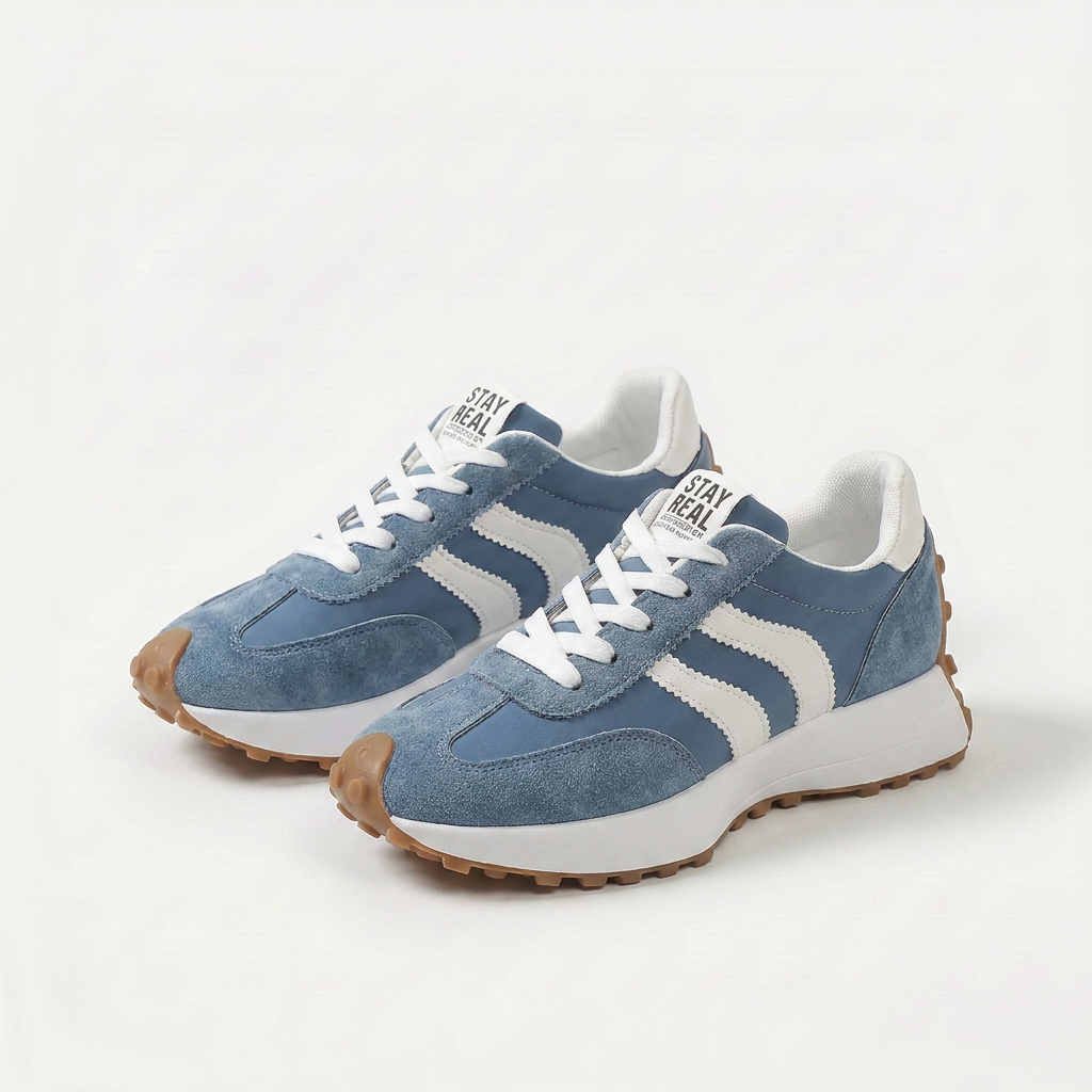 Nova – Sneakers Retro con Plateau e Suola Ammortizzata per il Massimo Comfort