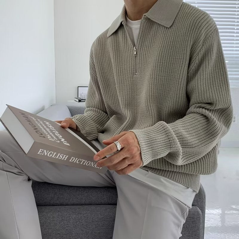 Maglione RASON con Zip: Comfort e Stile per Ogni Occasione!