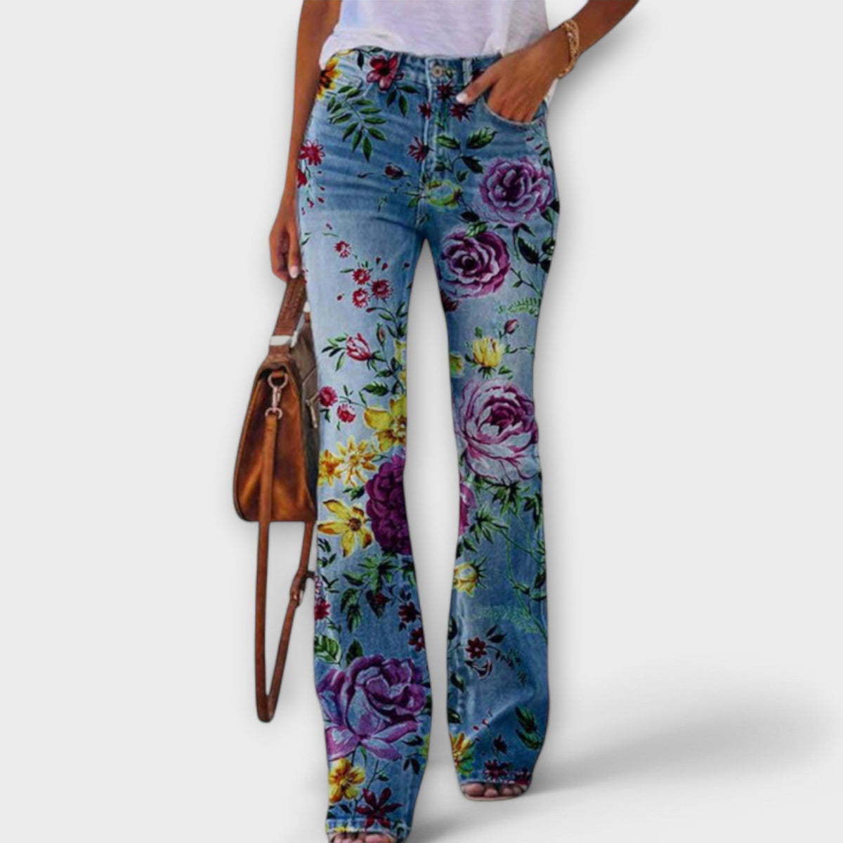 Alexandra - Pantaloni Floreali Eleganti per un Look Unico