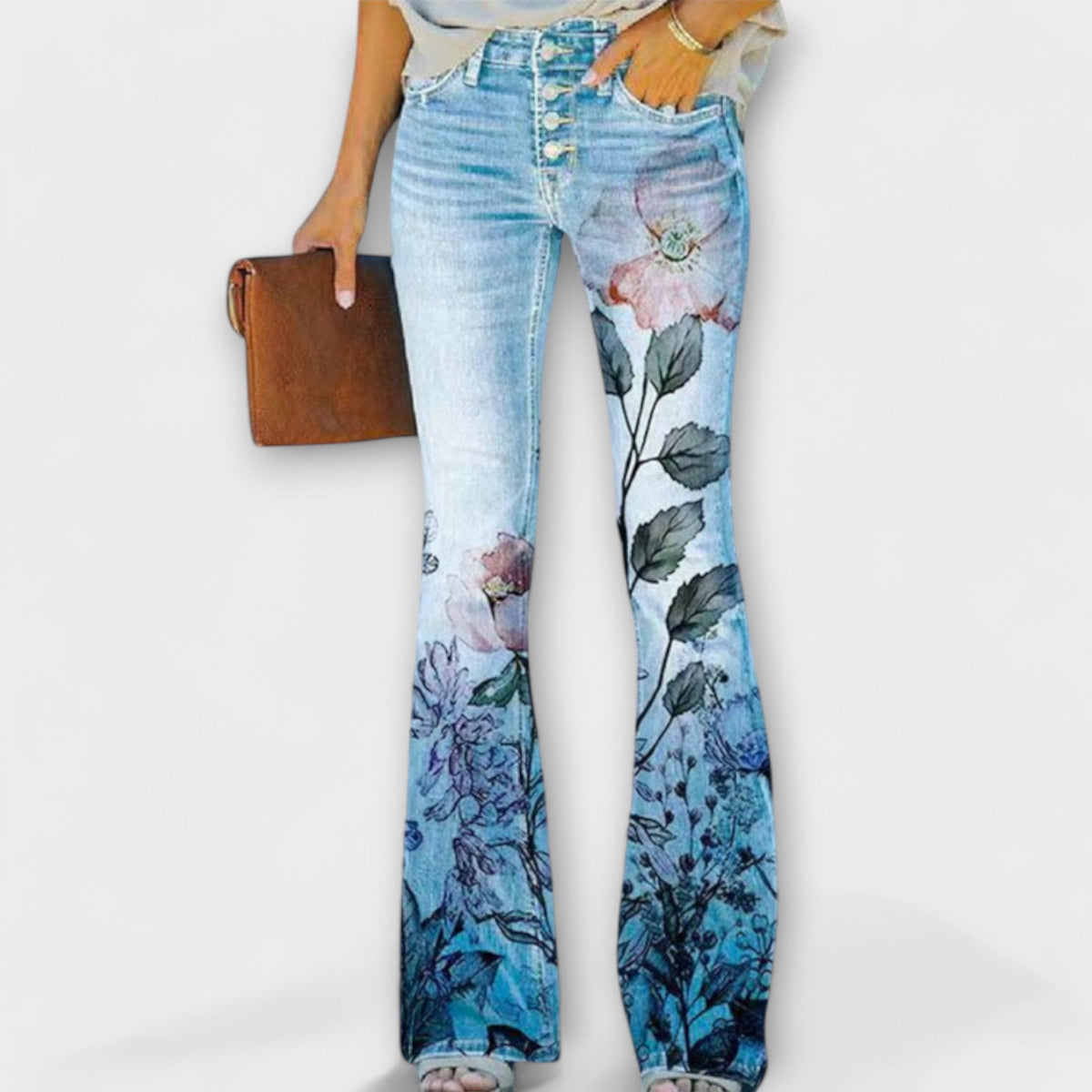 Alexandra - Pantaloni Floreali Eleganti per un Look Unico