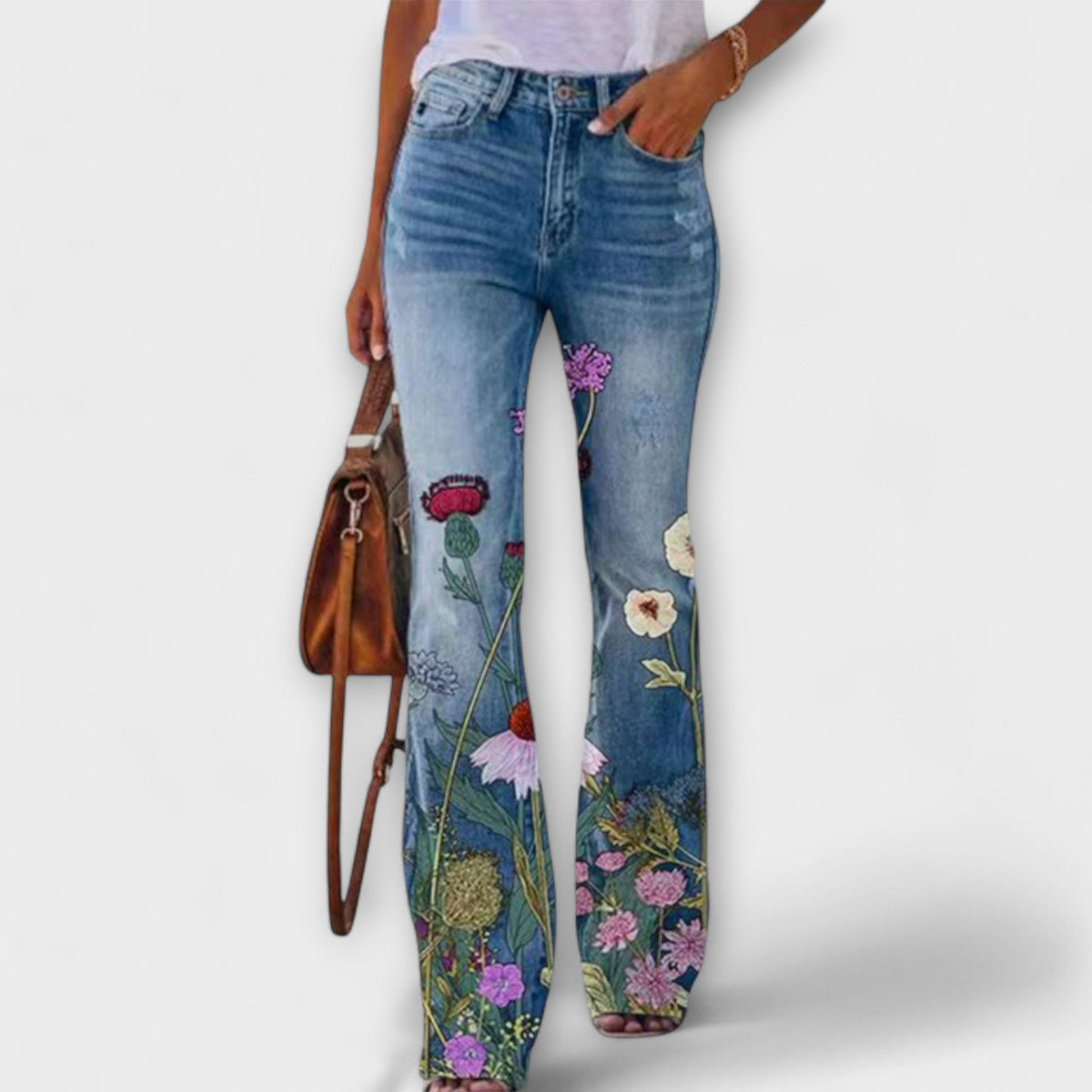 Alexandra - Pantaloni Floreali Eleganti per un Look Unico