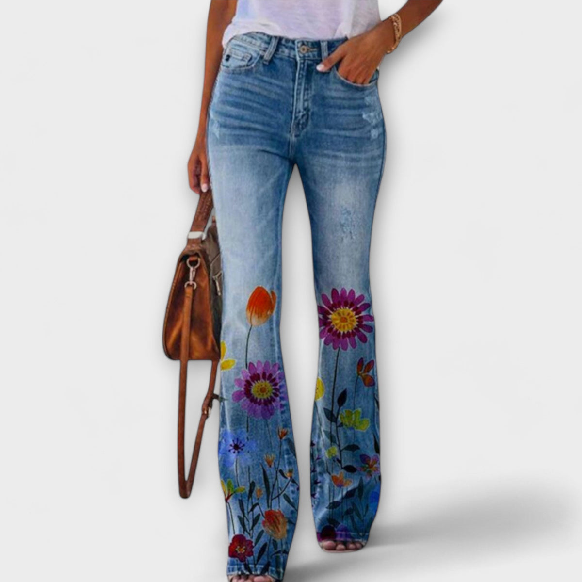 Alexandra - Pantaloni Floreali Eleganti per un Look Unico
