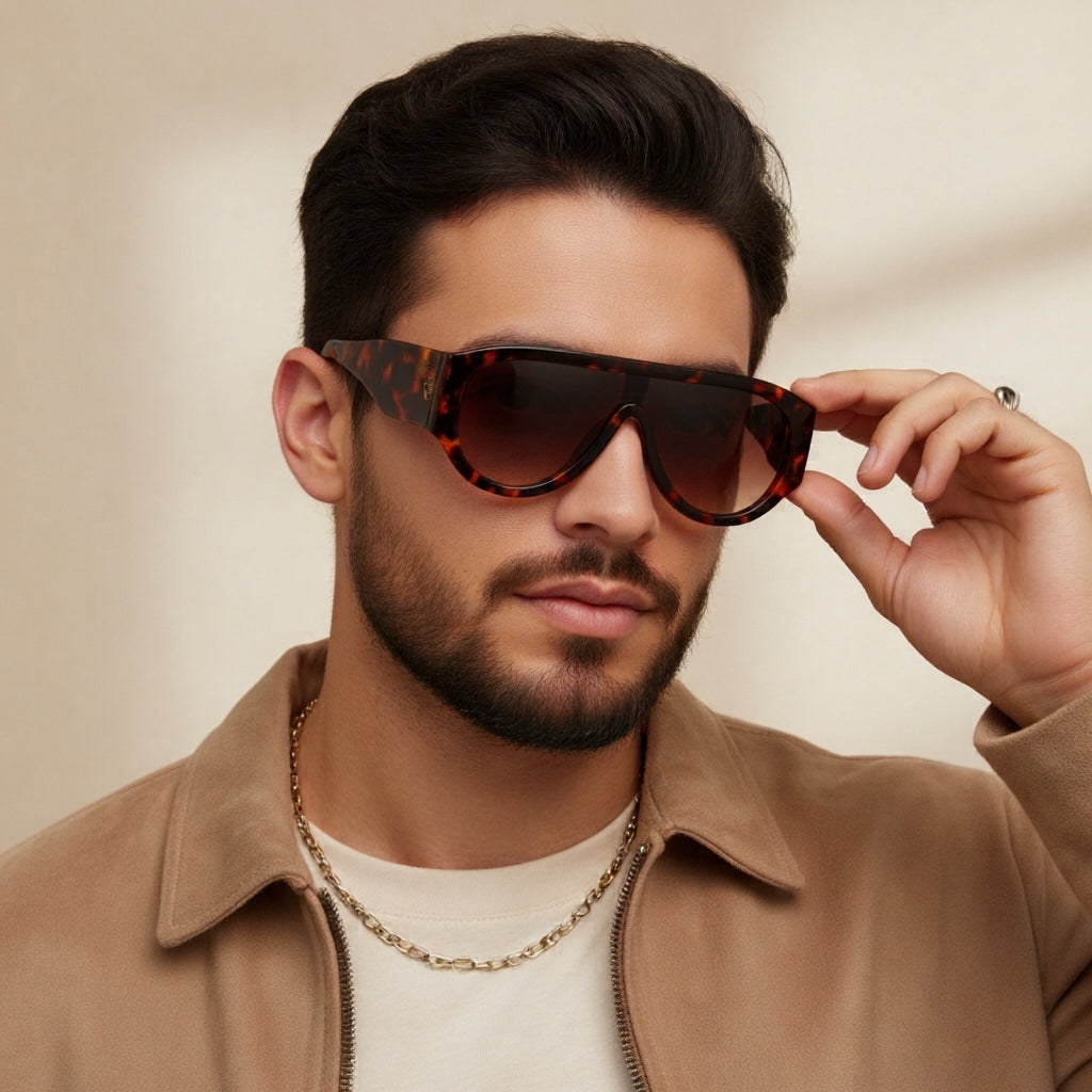 CAPRI | Occhiali da Sole Pilota Oversize - Stile e Protezione per il Tuo Look!