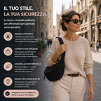 PAOLA™ | Elegante Borsa a Spalla Nera per Ogni Occasione
