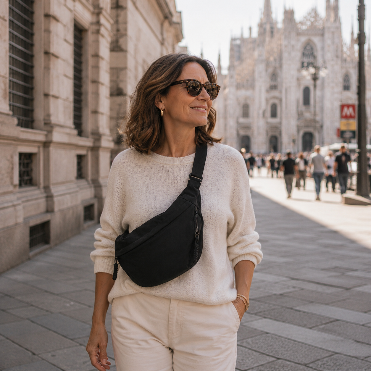 PAOLA™ | Elegante Borsa a Spalla Nera per Ogni Occasione