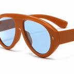 NAPOLI | Occhiali da Sole Aviator Chunky - Stile Unico per un'Eleganza senza Tempo!