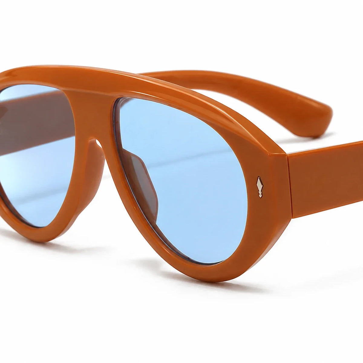 NAPOLI | Occhiali da Sole Aviator Chunky - Stile Unico per un'Eleganza senza Tempo!