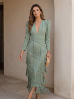 Vestito Ronda con Frange: Eleganza e Stile Unico!